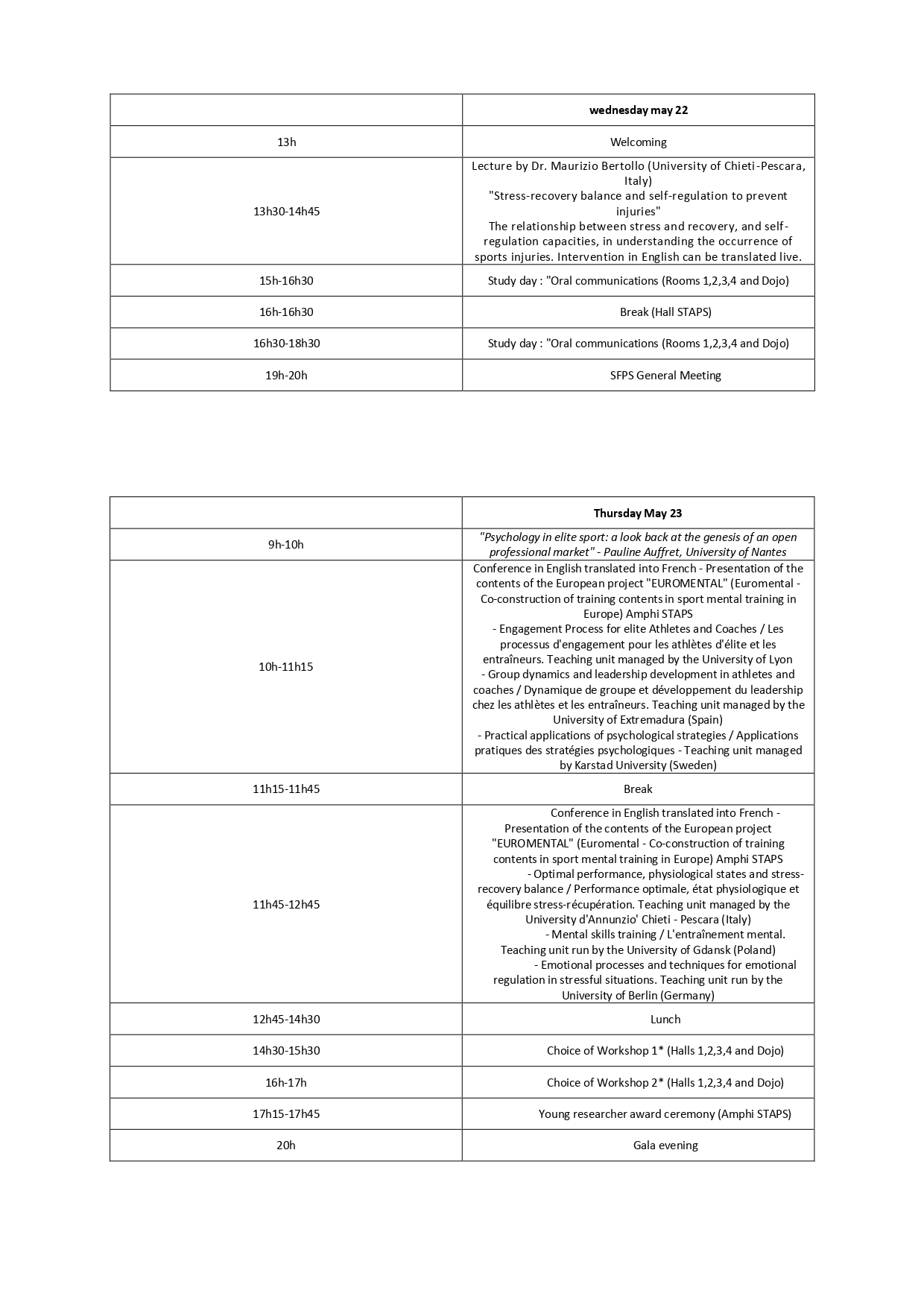 Programme colloque SFPS